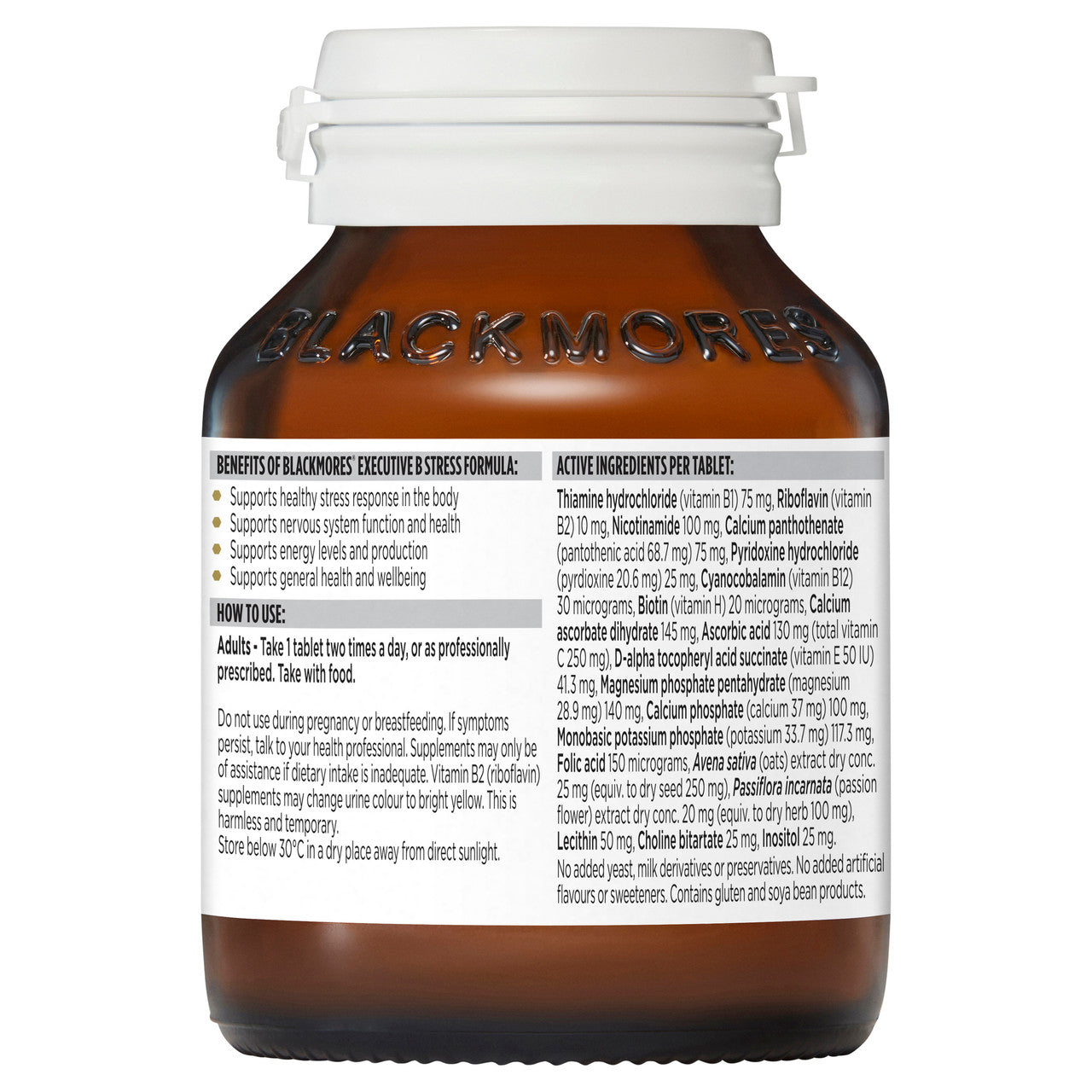 Blackmores Executive B Stress Formula 62 Tablets - Cutprice Online