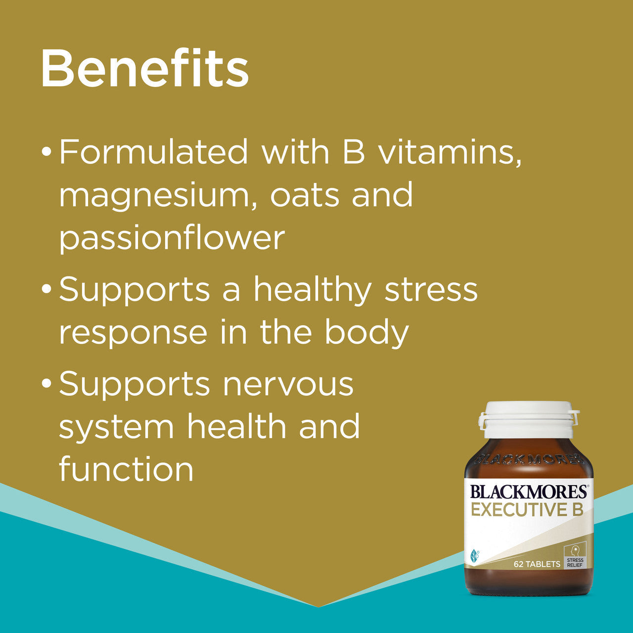 Blackmores Executive B Stress Formula 62 Tablets - Cutprice Online