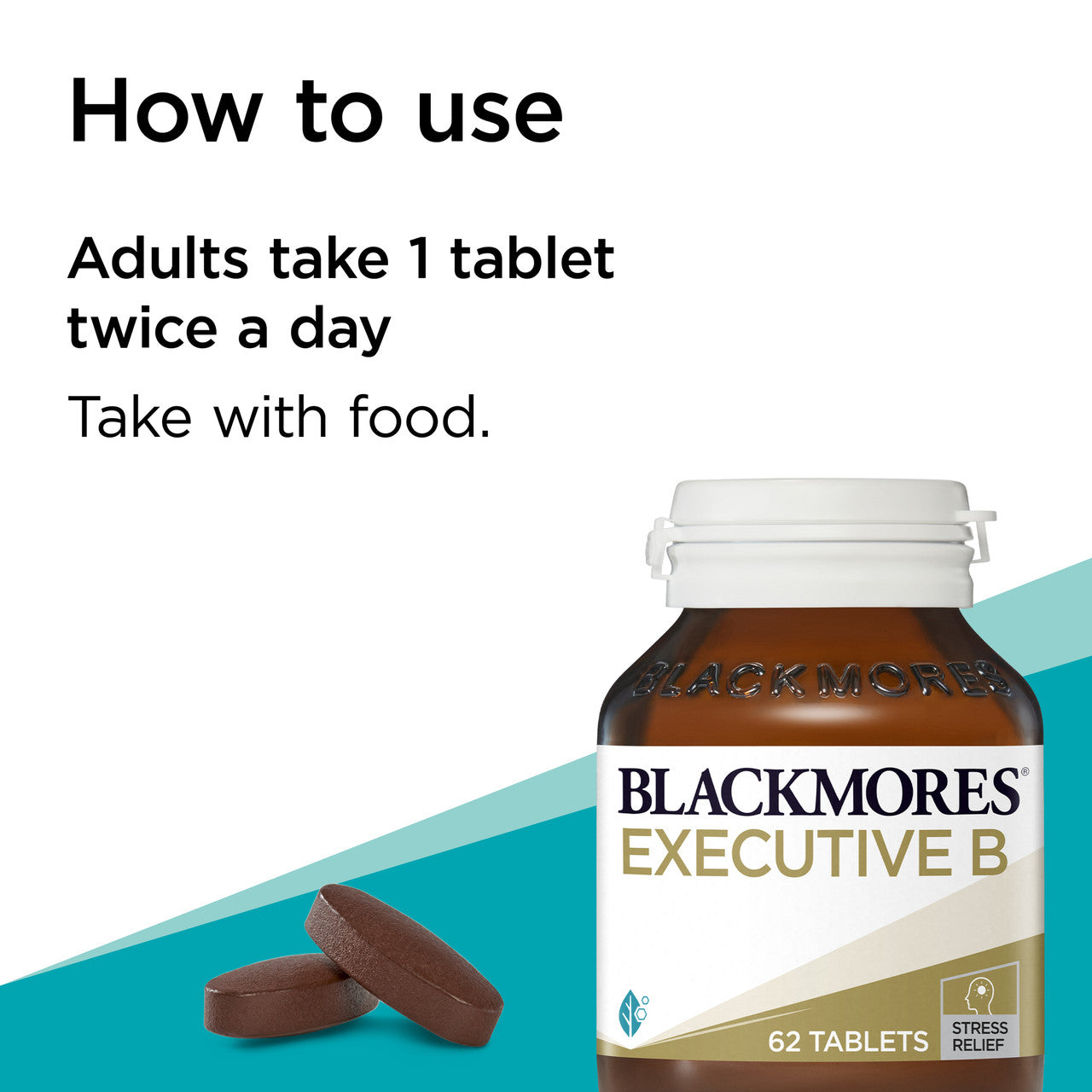 Blackmores Executive B Stress Formula 62 Tablets - Cutprice Online
