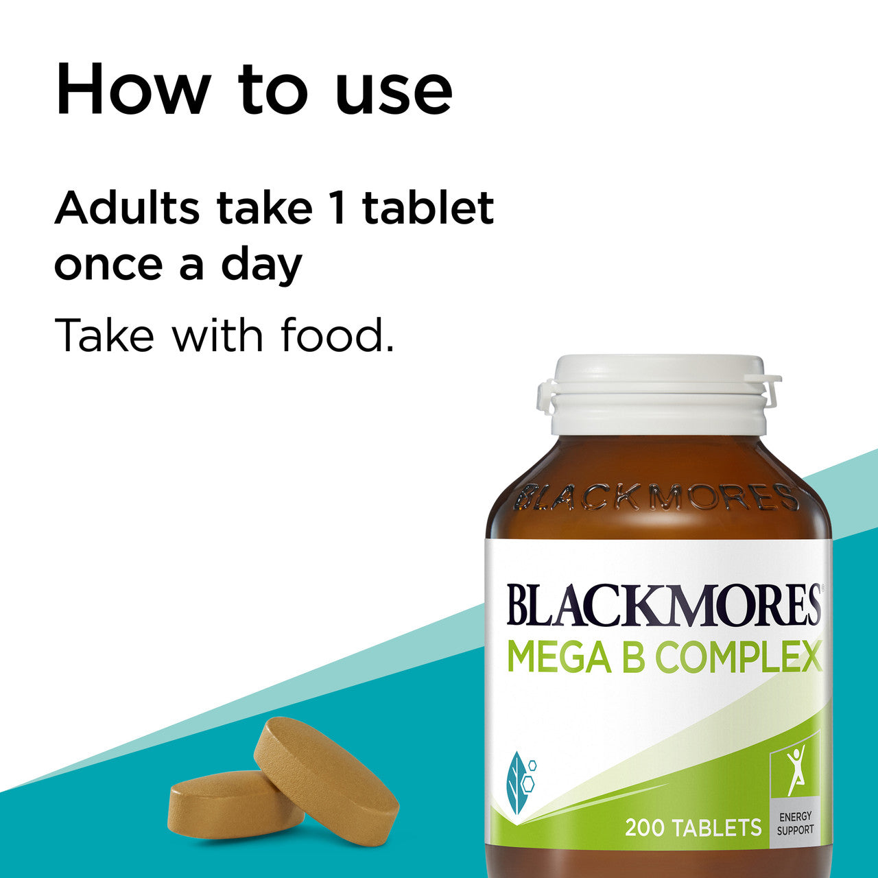 Blackmores Mega B Complex 200 Tablets - Cutprice Online