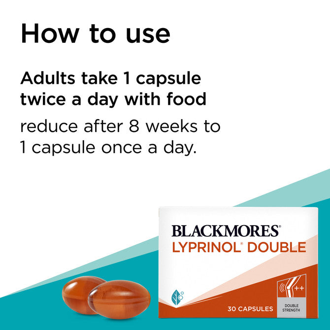 Blackmores Lyprinol Double Strength 30 Capsules - Cutprice Online