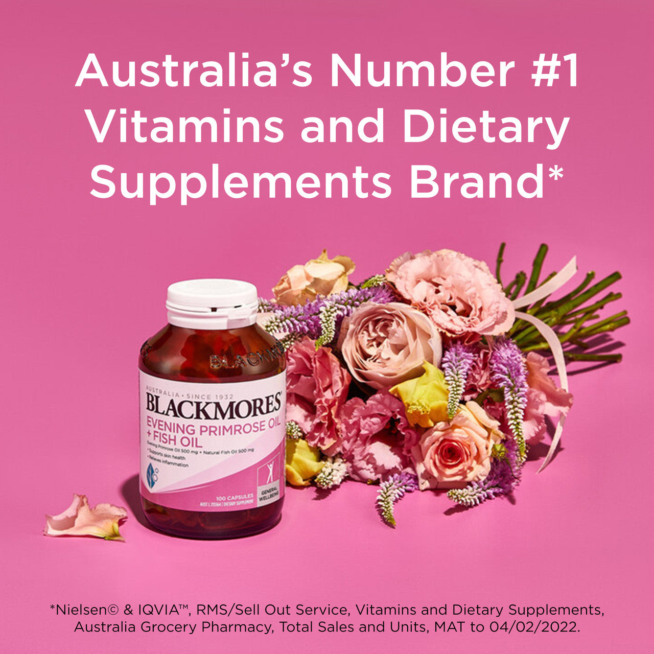 Blackmores Evening Primrose Oil + Fish Oil 100 Capsules - Cutprice Online
