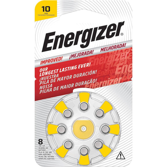Energizer Hearing Aid AZ10 Pack of 8 - Cutprice Online