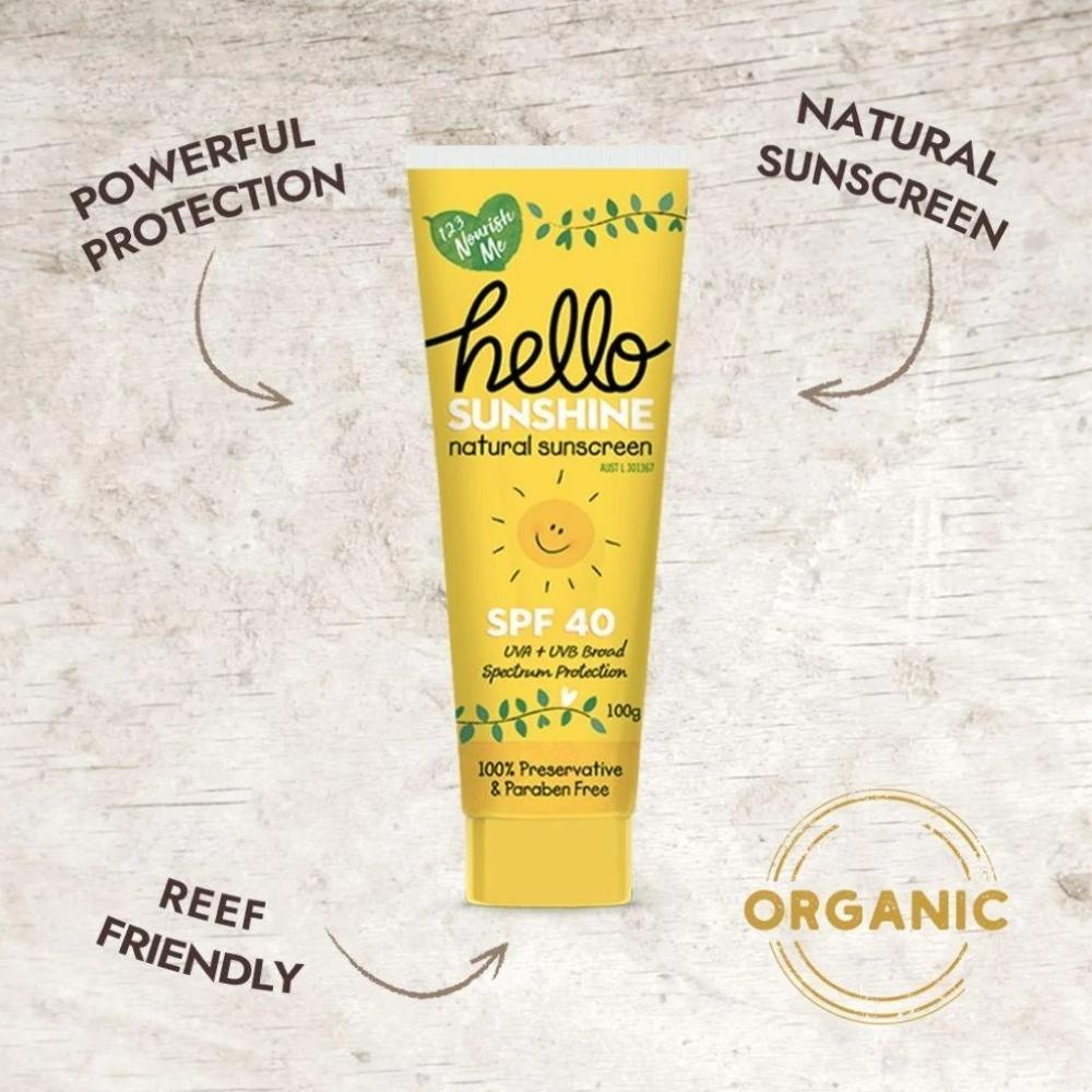 123 Nourish Me Hello Sunshine Sunscreen 100g - Cutprice Online