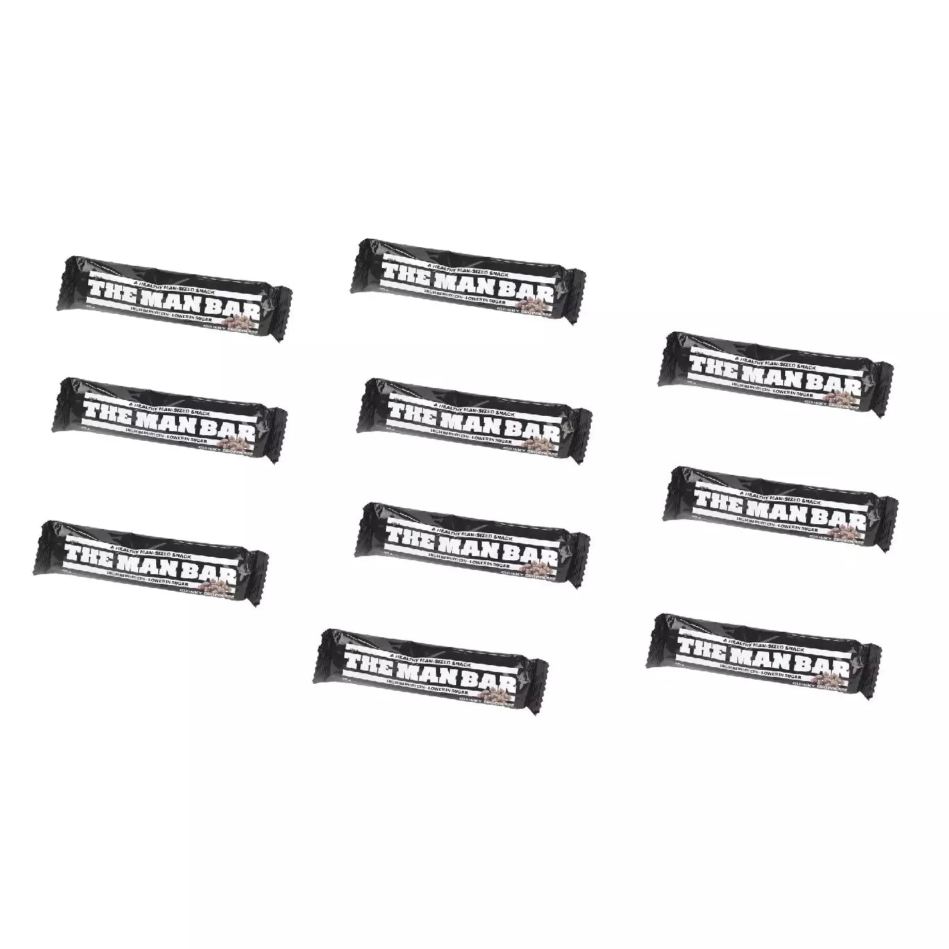 The Man Bar Chunky Choc 50g 10pk - Cutprice Online