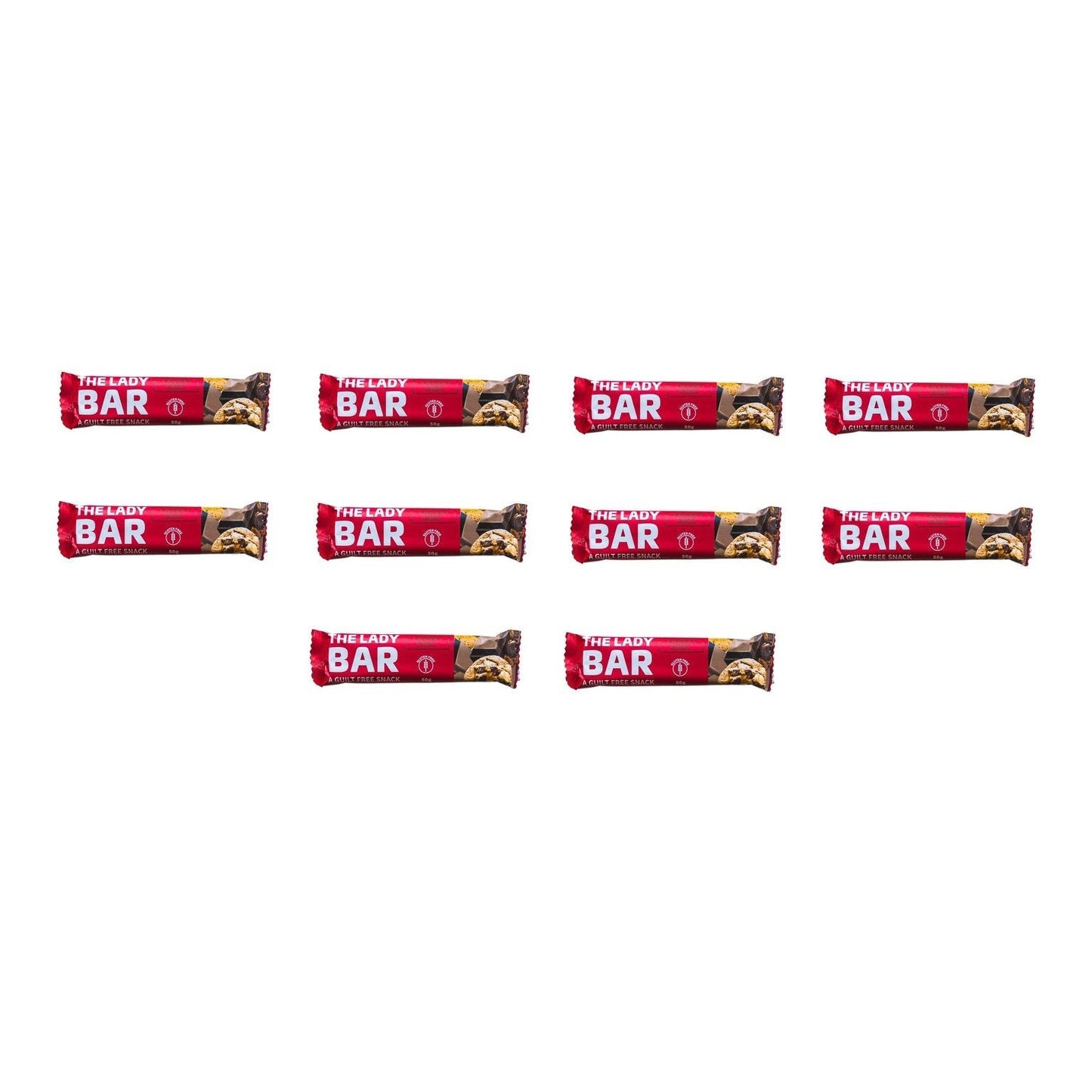 The Lady Bar Chunky Choc 50g 10PK - Cutprice Online