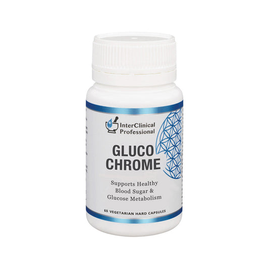 InterClinical Professional Gluco Chrome 60 Vegetarian Capsules - Cutprice Online