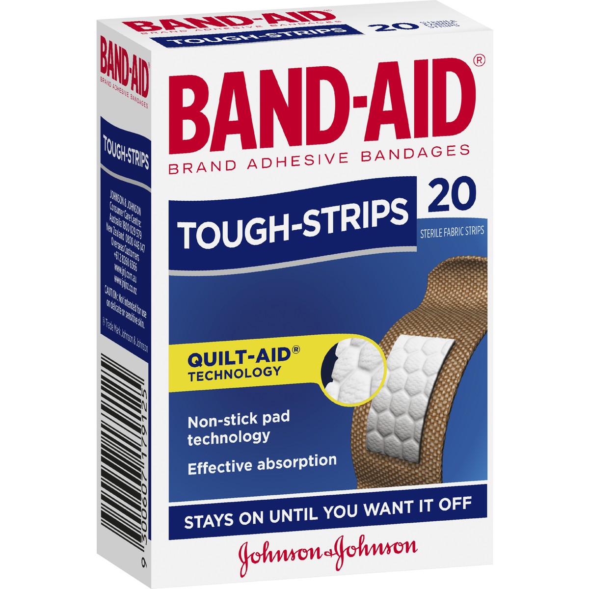 Band-aid Brand Tough Strips 20 Pack - Cutprice Online