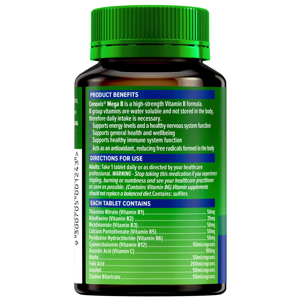 Cenovis Mega B 100 Tablets - Cutprice Online