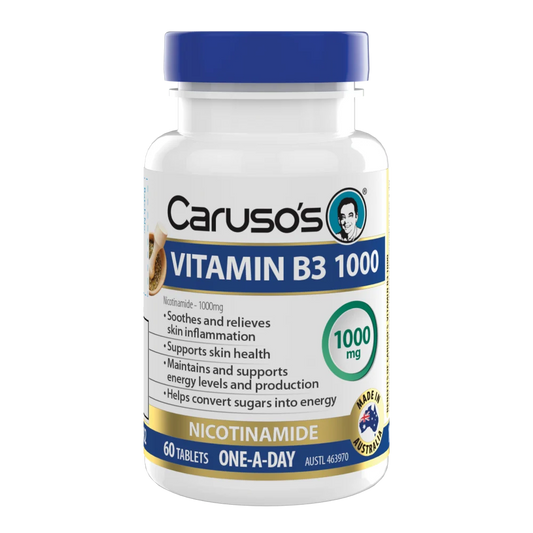 Caruso’s Vitamin B3 1000mg | 60 Tablets