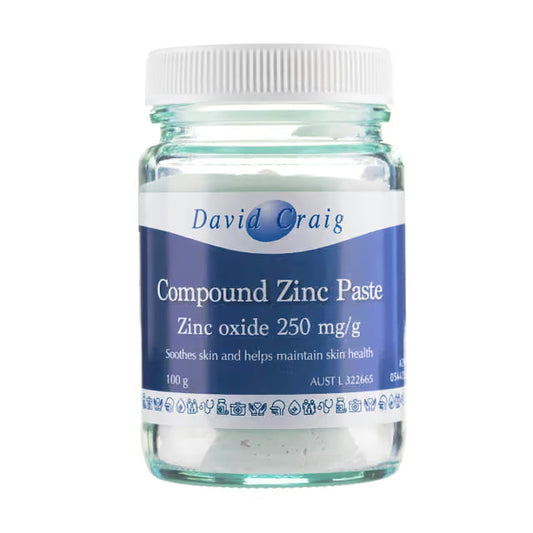 David Craig Compound Zinc Paste Zinc Oxide 25% 100g