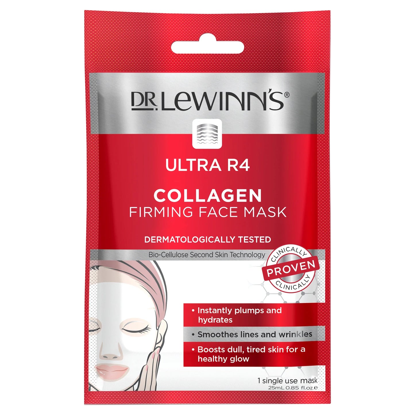 Dr. Lewinn's Plump+lift Collagen Plumping Face Mask 1pc