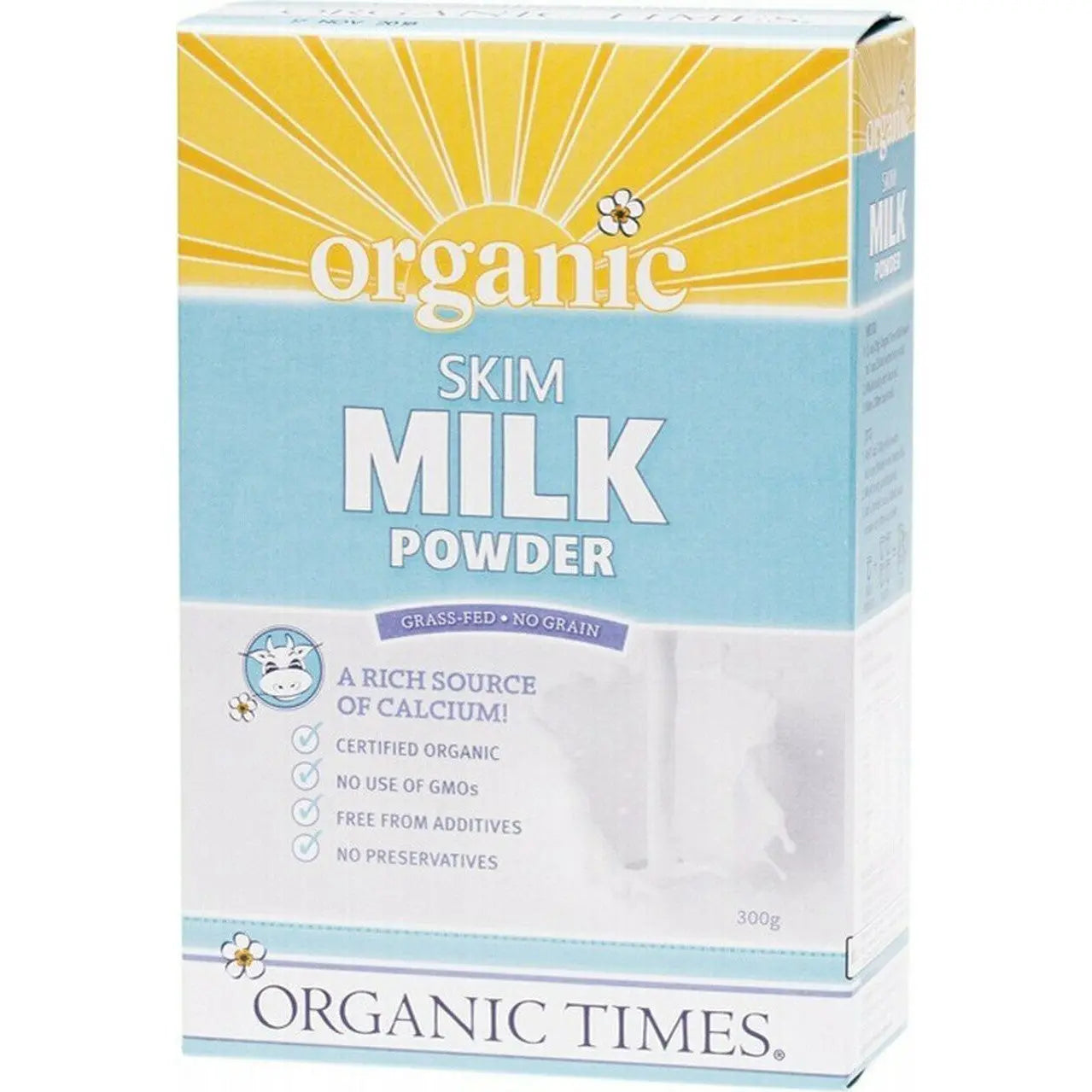 ORGANIC TIMES Milk Powder Skim 300g ORGANIC TIMES