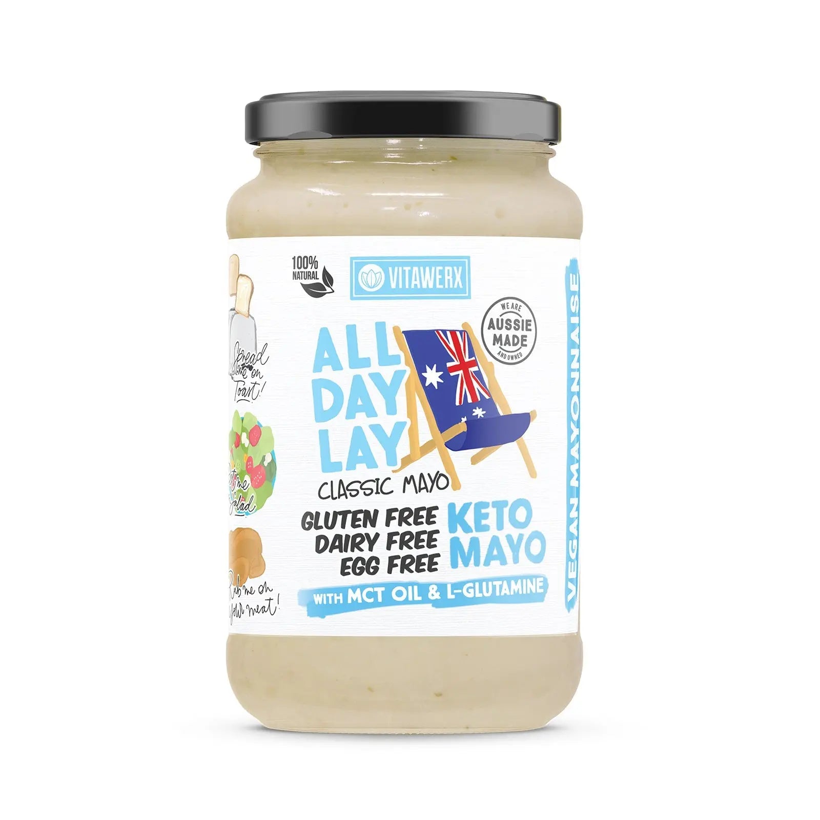 VITAWERX Keto Mayo - All Day Lay Classic 350ml VITAWERX