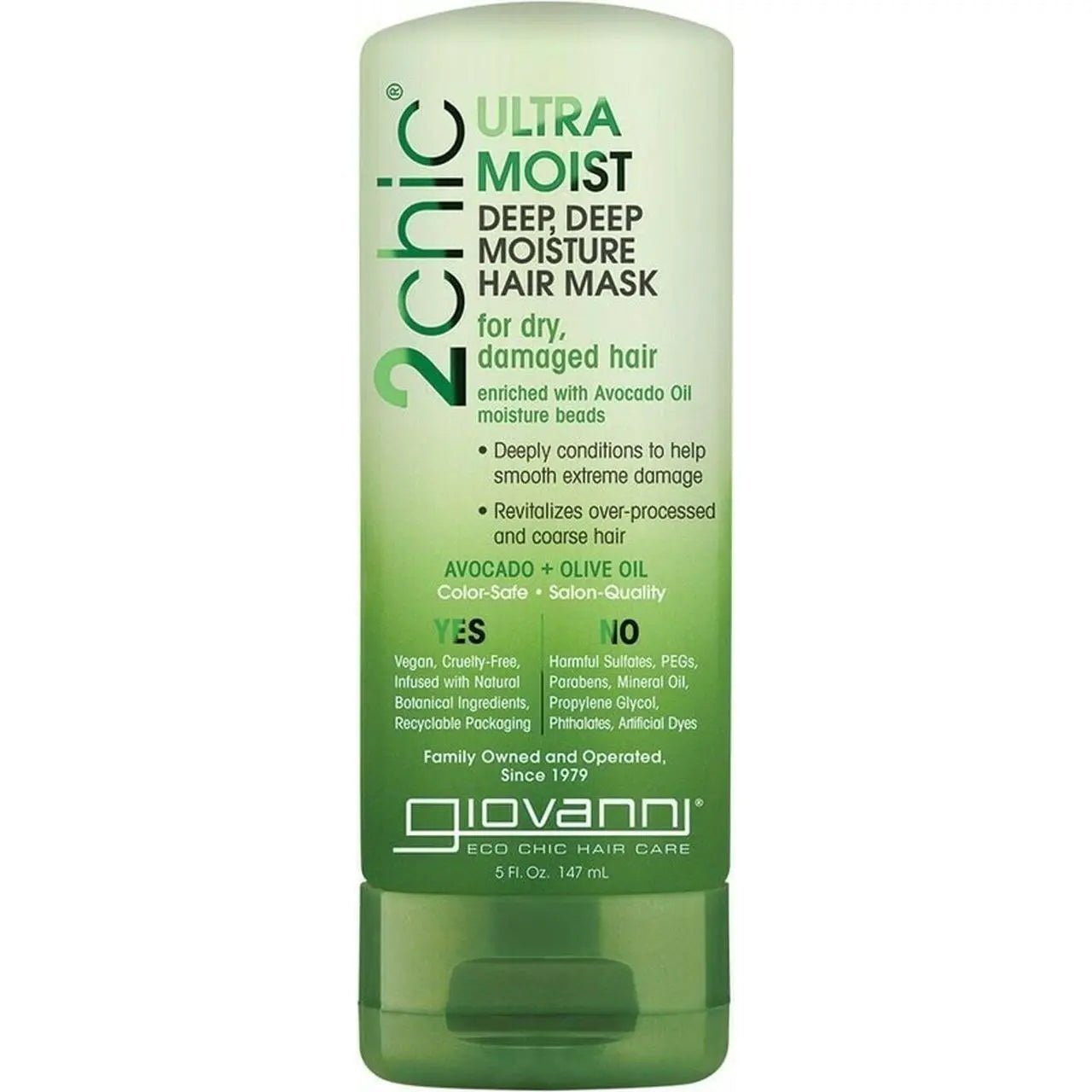 Giovanni Hair Mask - 2chic Ultra-Moist (Dry, Damaged Hair) 147ml GIOVANNI