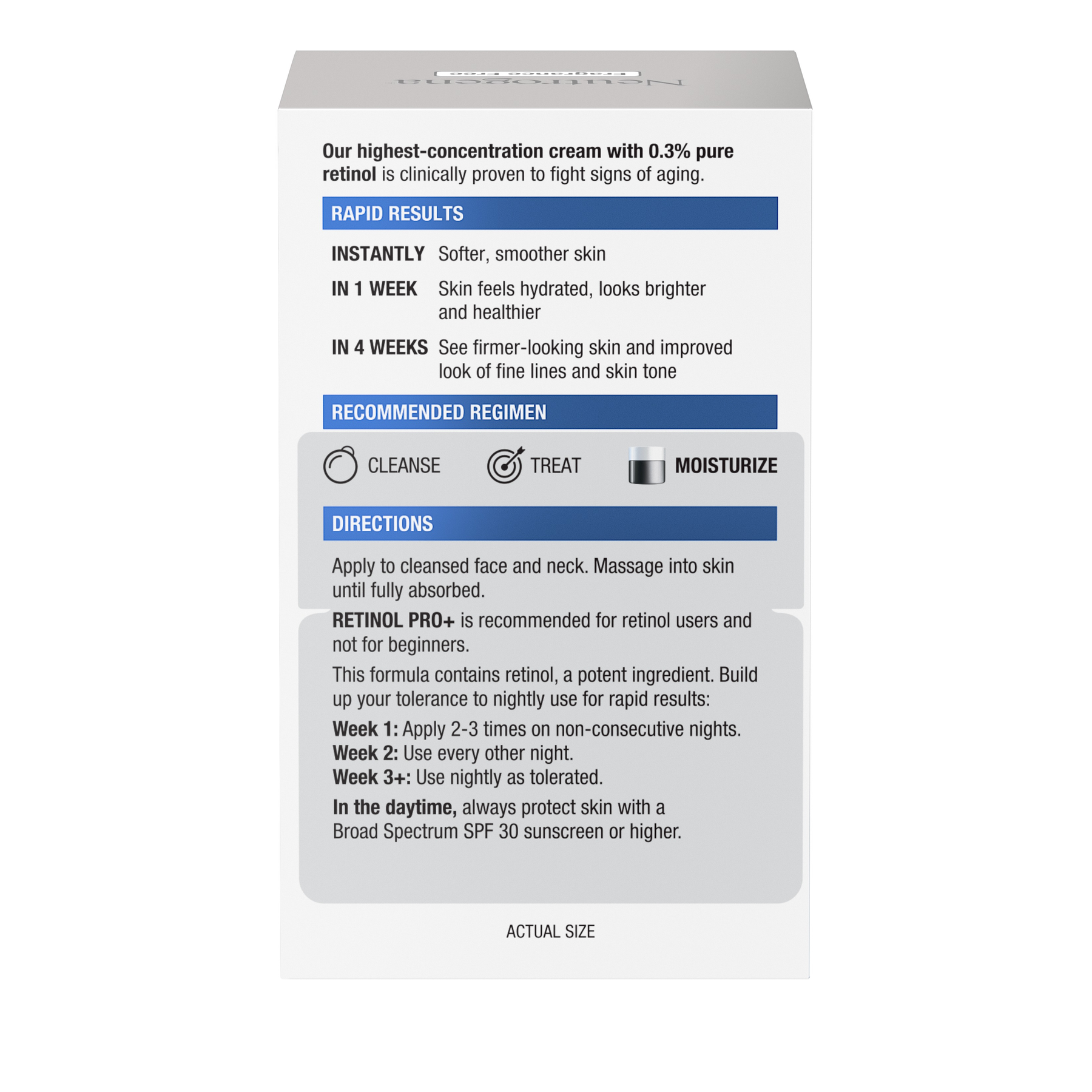 Neutrogena Rapid Wrinkle Repair Retinol Pro+ .3% Night Cream 48g - Cutprice Online