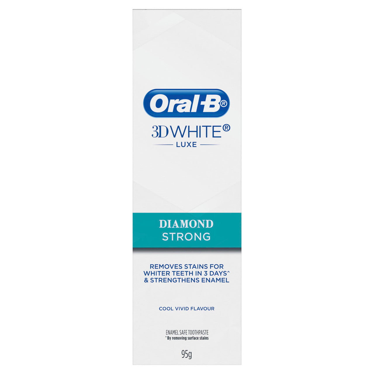 Oral B Teeth Whitening Toothpaste 3D White Luxe Diamond Strong 95g - Cutprice Online