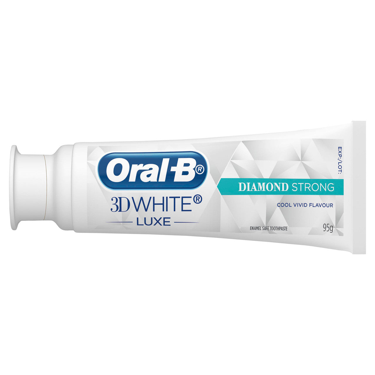 Oral B Teeth Whitening Toothpaste 3D White Luxe Diamond Strong 95g - Cutprice Online
