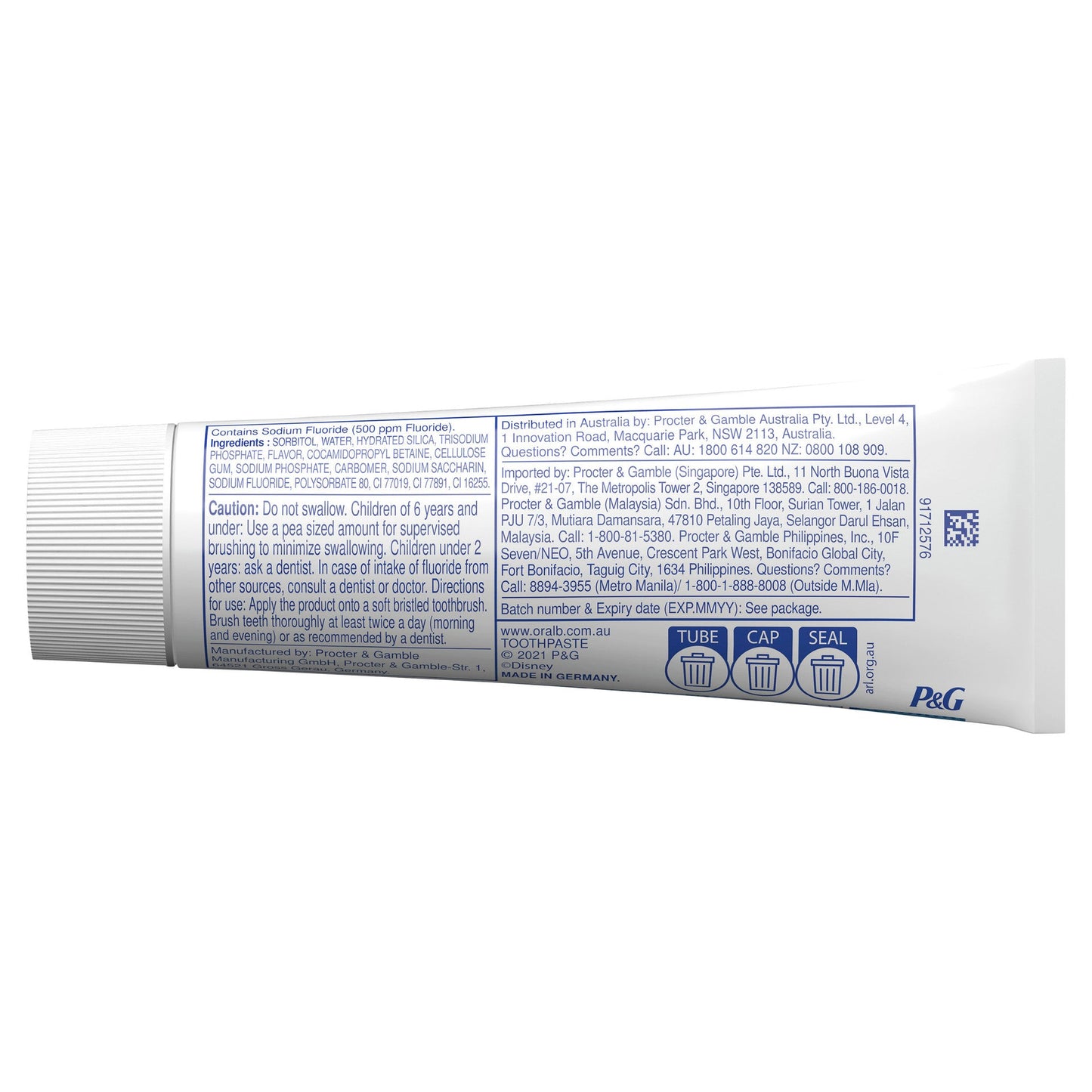 Oral B Kids Toothpaste 3+ Years Frozen 92g - Cutprice Online