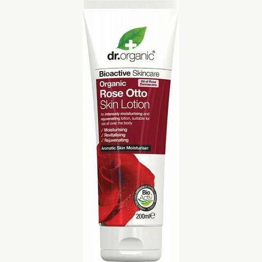 DR ORGANIC Skin Lotion Organic Rose Otto 200ml DR ORGANIC