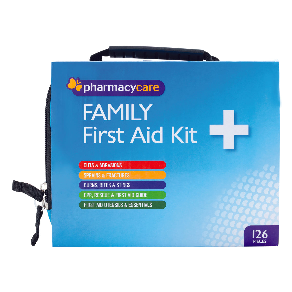 Pharmacy Care First Aid Kit Family 126 Pieces - Cutprice Online
