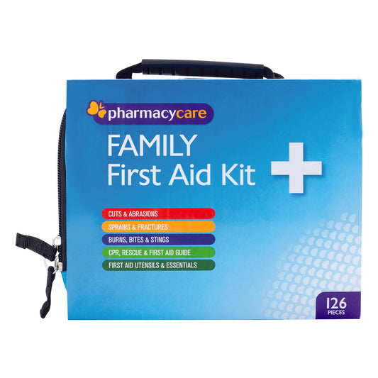 Pharmacy Care First Aid Kit Family 126 Pieces - Cutprice Online