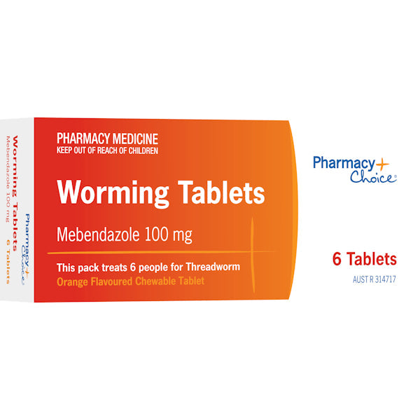 Pharmacy Choice OTC Worming Tablets 6