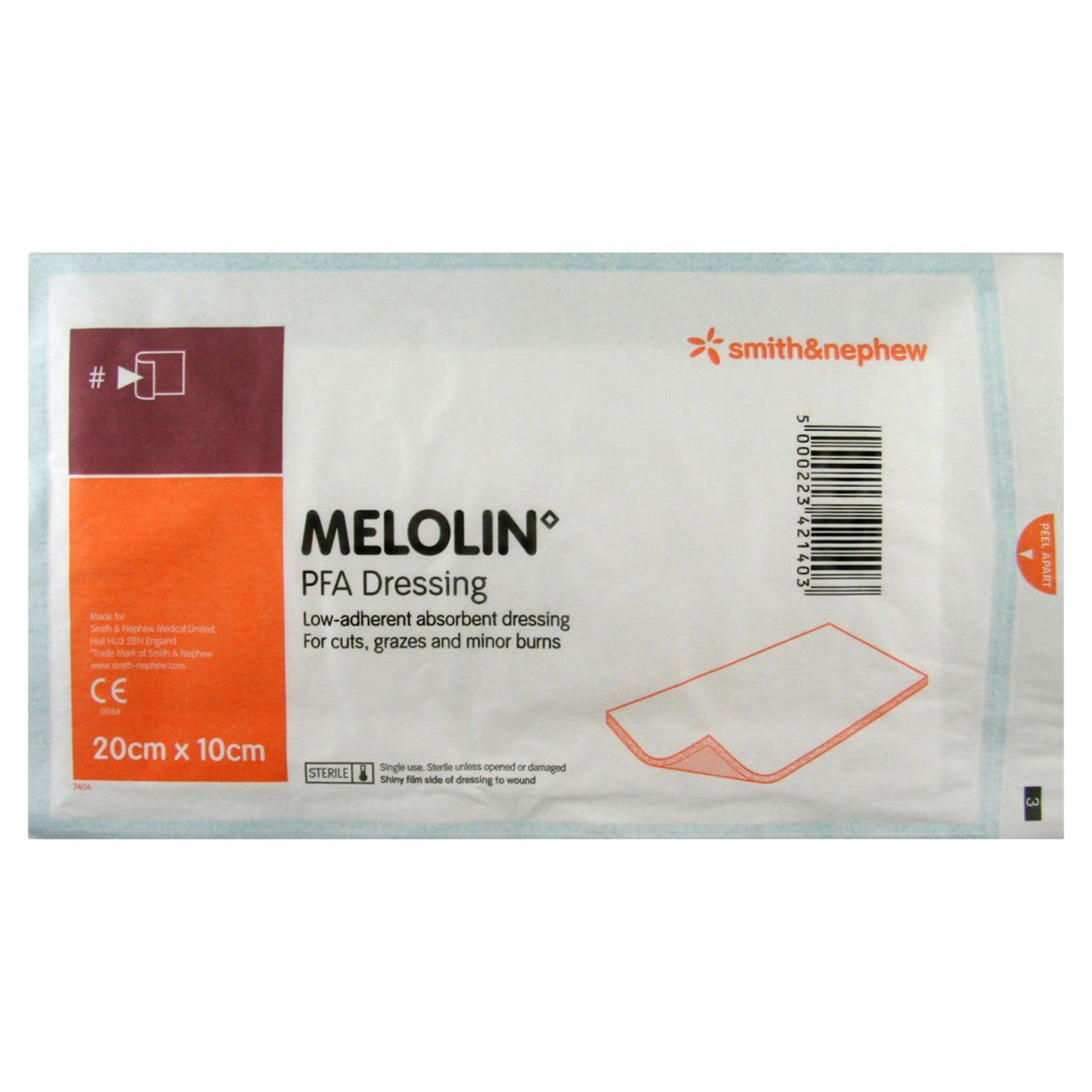 Melolin Low Adherent Dressings 10cm x 10cm 3 Pack - Cutprice Online