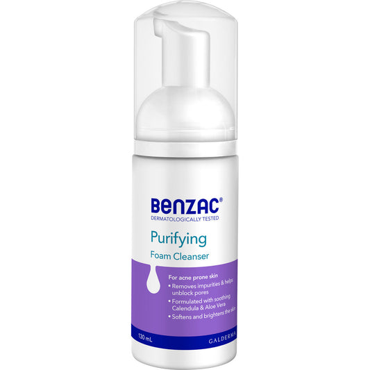 Benzac Daily Facial Foam Cleanser 130ml - Cutprice Online