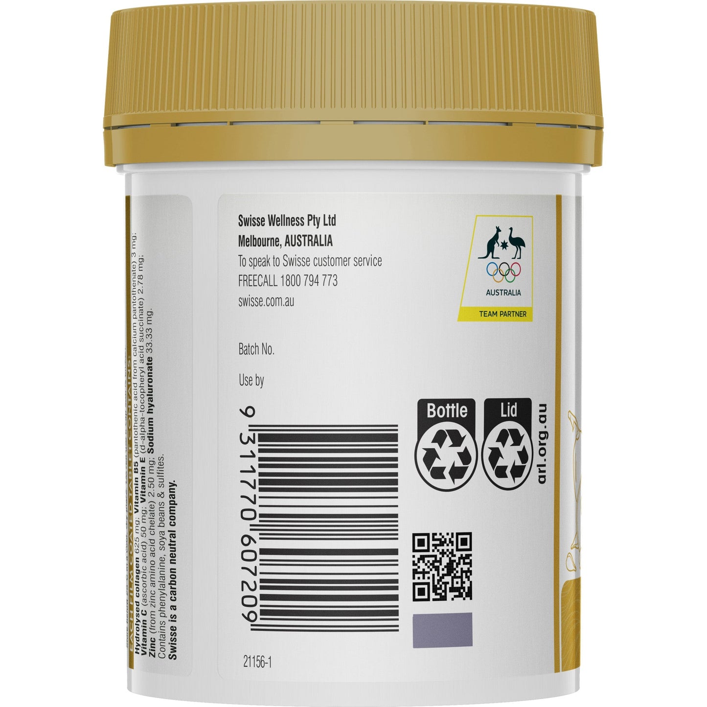 Swisse Beauty Collagen + Hyaluronic Acid Booster 80 Tablets - Cutprice Online