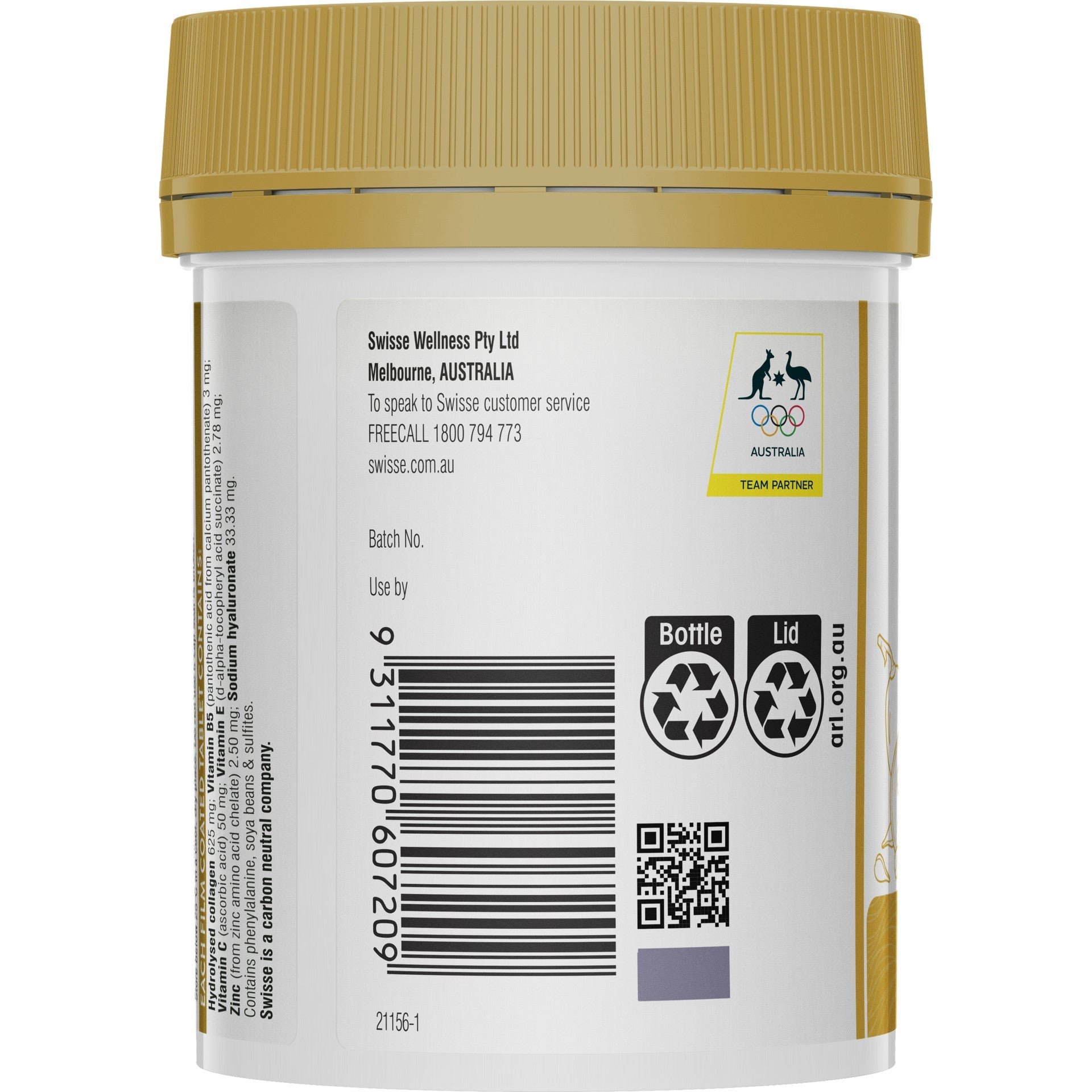 Swisse Beauty Collagen + Hyaluronic Acid Booster 80 Tablets - Cutprice Online