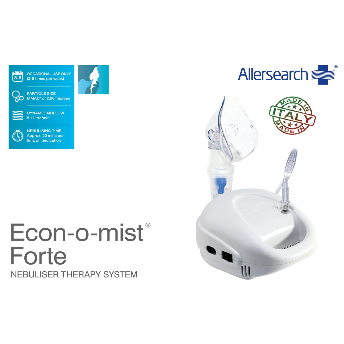 Allersearch Econ-O-Mist Forte Nebuliser