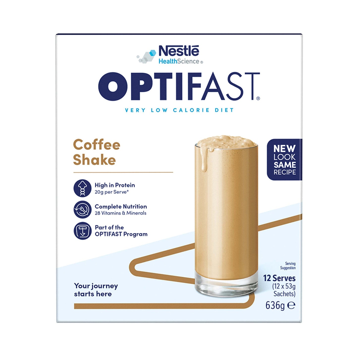 Optifast VLCD Shake Coffee 12 x 53g - Cutprice Online
