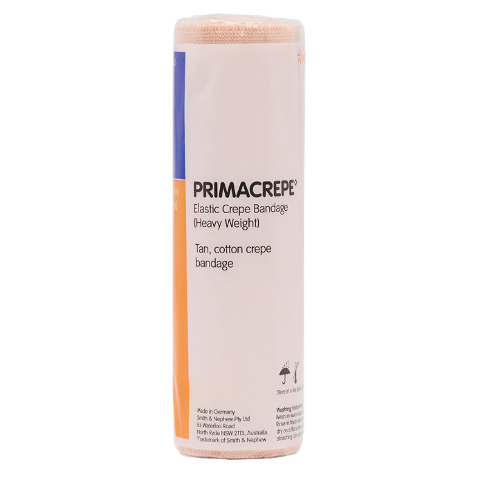 Primacrepe Elastic Crepe Support Bandage Heavy Weight Tan 15cm x 2.3m