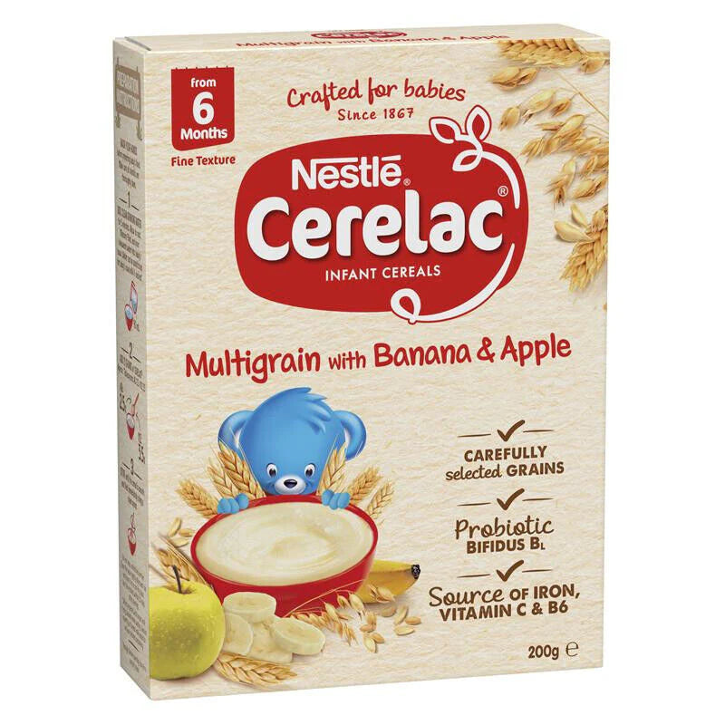 Cerelac Infant Cereal Banana & Apple 200g