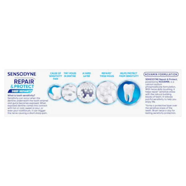 Sensodyne Sensitive Teeth Pain Repair & Protect Toothpaste 100g - Cutprice Online