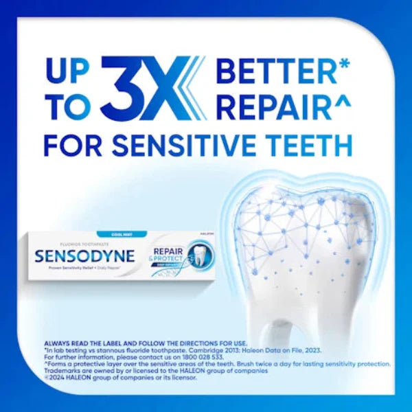 Sensodyne Sensitive Teeth Pain Repair & Protect Toothpaste 100g - Cutprice Online