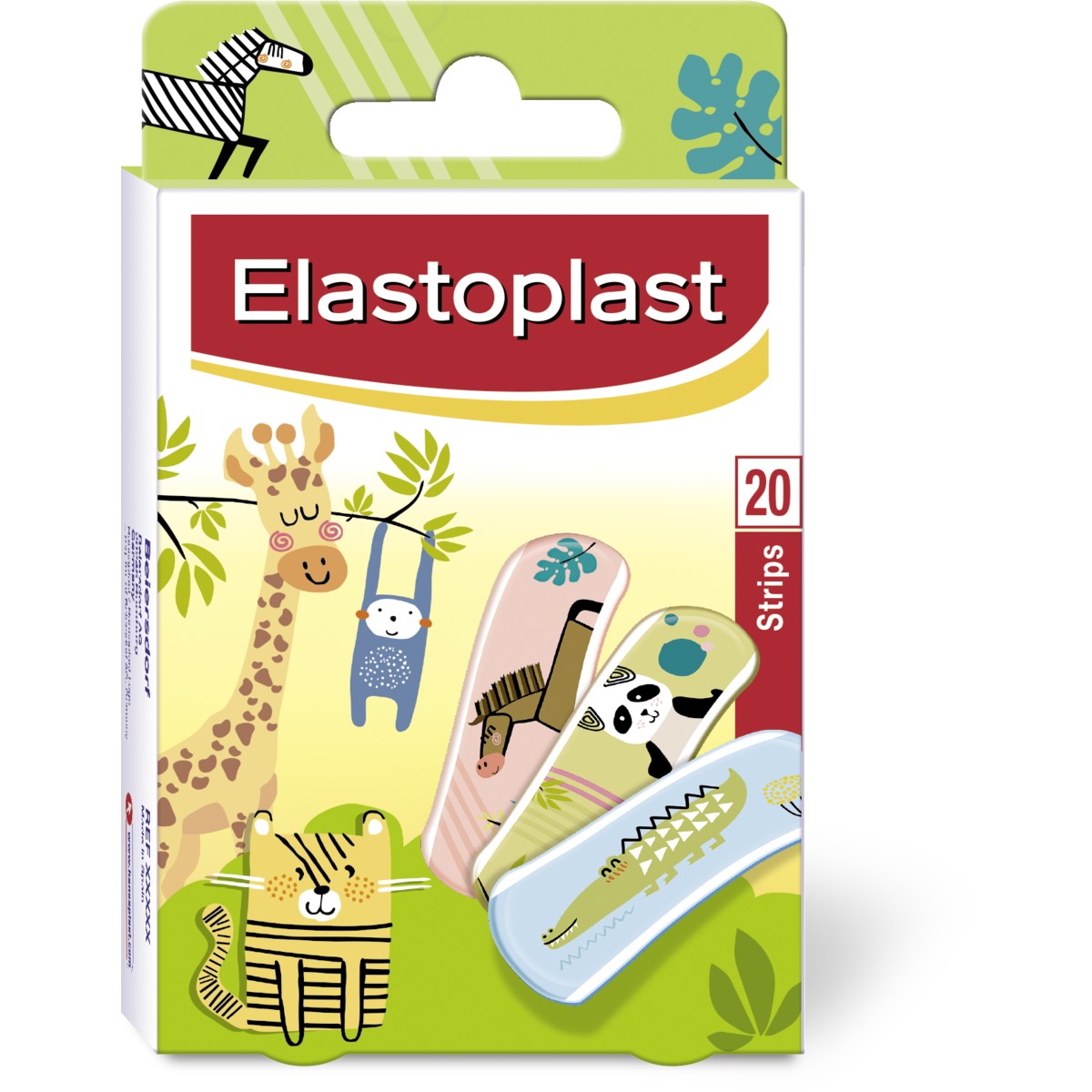 Elastoplast Kids Animal Plasters 20 Strips - Cutprice Online