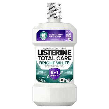Listerine Bright White Mouthwash 500ml - Cutprice Online