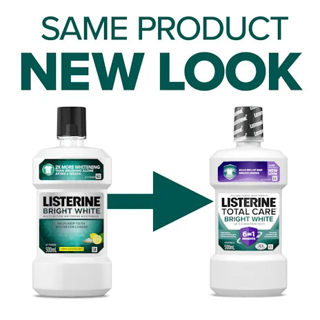 Listerine Bright White Mouthwash 500ml - Cutprice Online