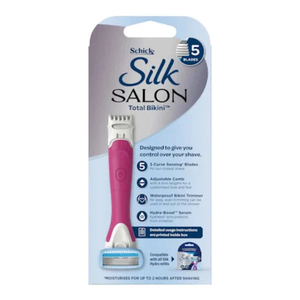 Schick Hydro Silk TrimStyle Razor + 1 Blades - Cutprice Online