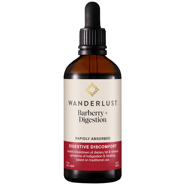 Wanderlust Barberry + Digestion Drops 90ml