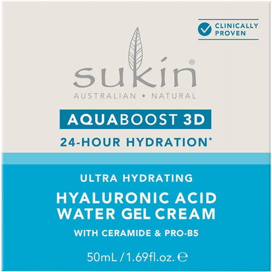 Sukin AquaBoost 3D Hyaluronic Acid Water Gel Cream 50ml - Cutprice Online