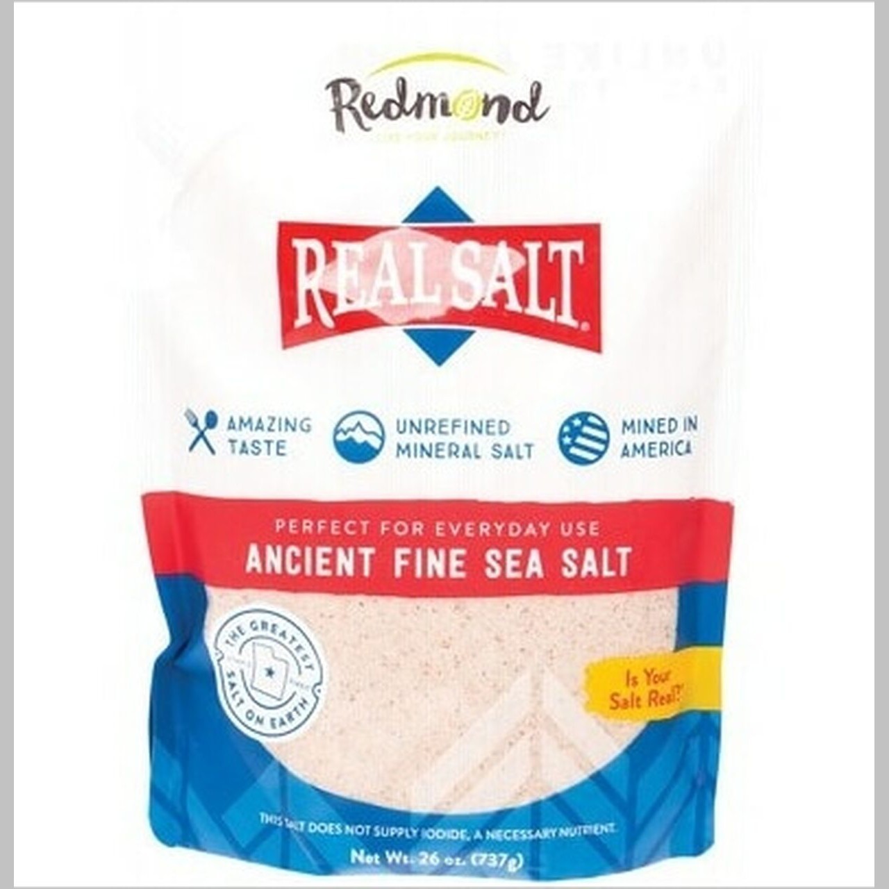 REDMOND Real Salt - Ancient Sea Salt Fine 737g - Cutprice Online