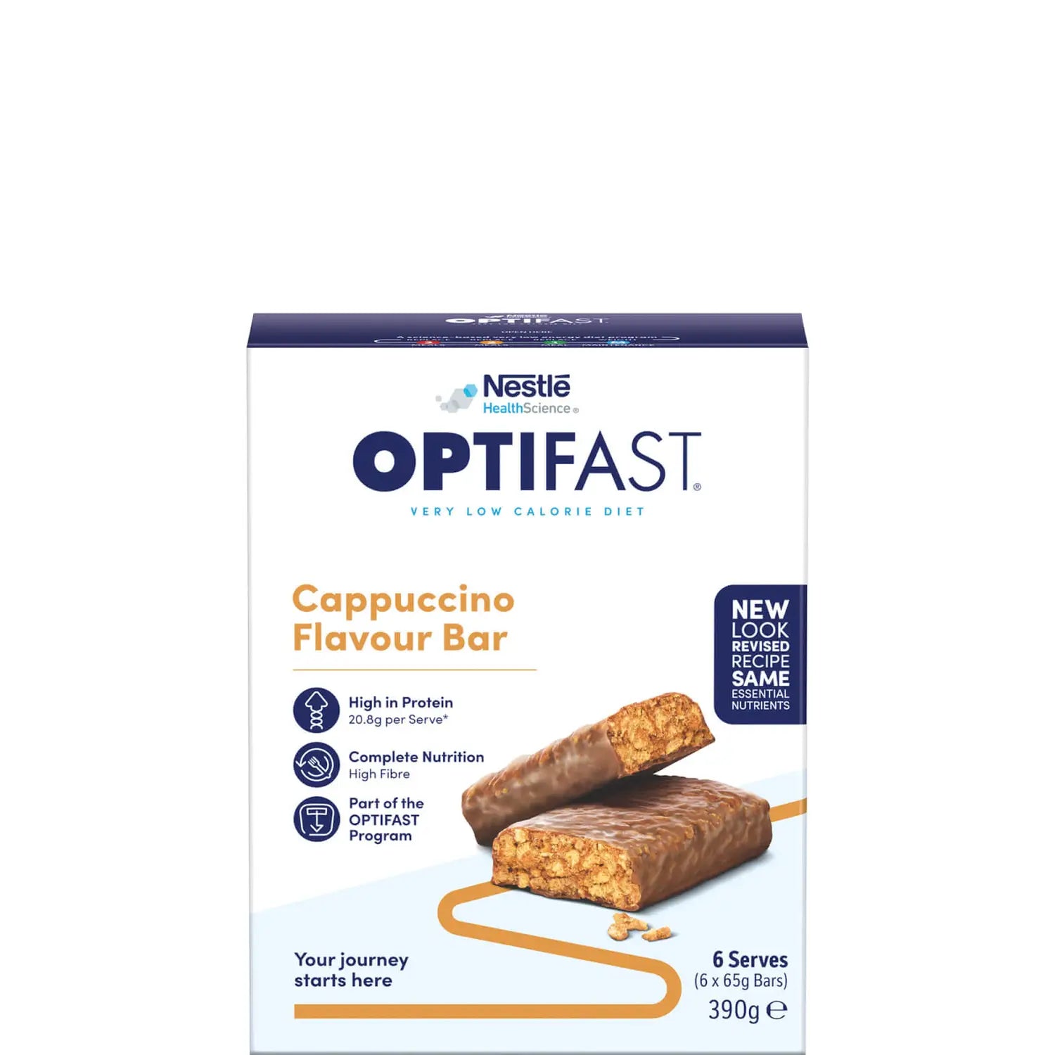 Optifast VLCD Bar Cappuccino 6x65g - Cutprice Online