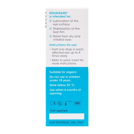 NovaTears Lubricating Eye Drops 3ml - Cutprice Online