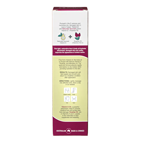 Plunkett's Vita E Natural Vitamin E Quick Dry Oil 125ml - Cutprice Online