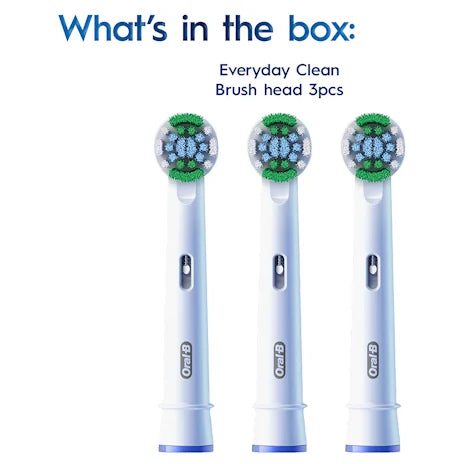 Oral B Precision Clean Replacement Electric Toothbrush Heads 3 Pack - Cutprice Online