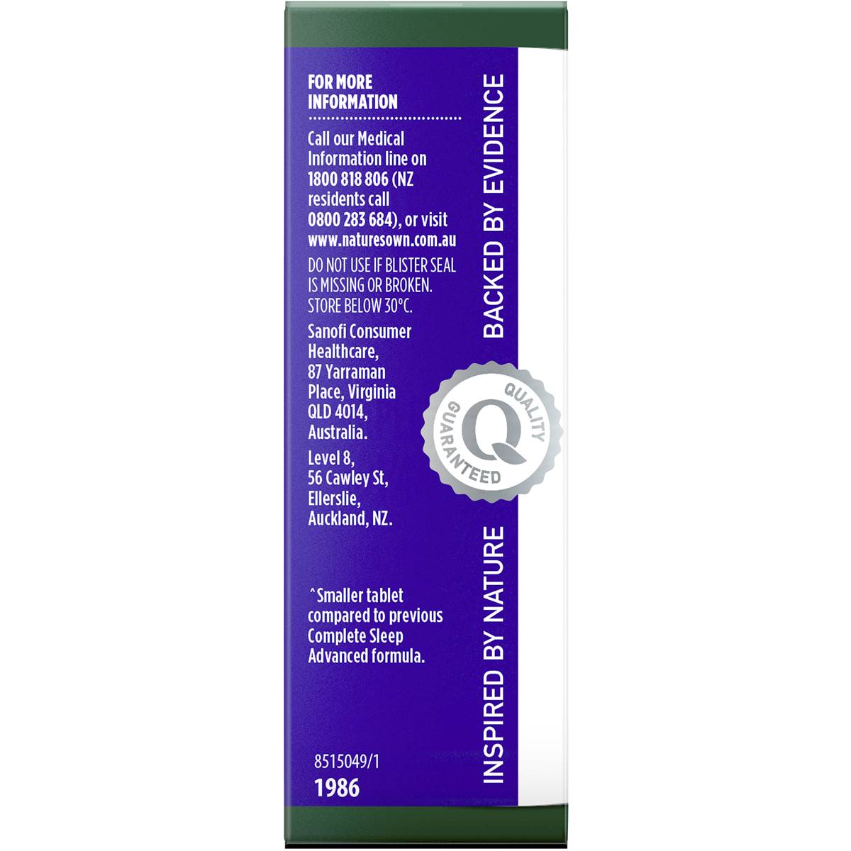 Nature's Own Complete Sleep Advanced 30 Tabs - Cutprice Online