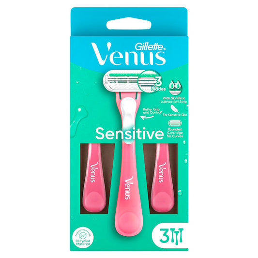 Gillette Venus Sensitive Disposable Razors 3 Pack